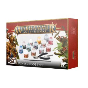 Warhammer Age of Sigmar: Paints + Tools Set