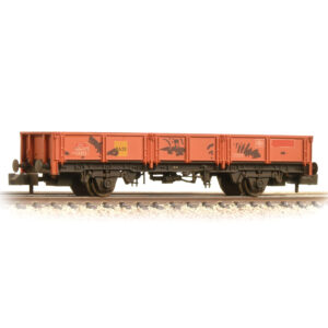 31 Tonne glw Bass ZDA Dropside Open Wagon in Red/Grey Livery - Weathered