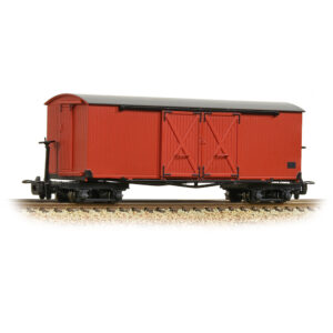 Covered Goods Wagon in Lincolnshire Coast Light Railway Crimson Livery