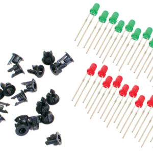 PL-30 LED'S 10 Green, 10 Red, & 20 Panel Clips