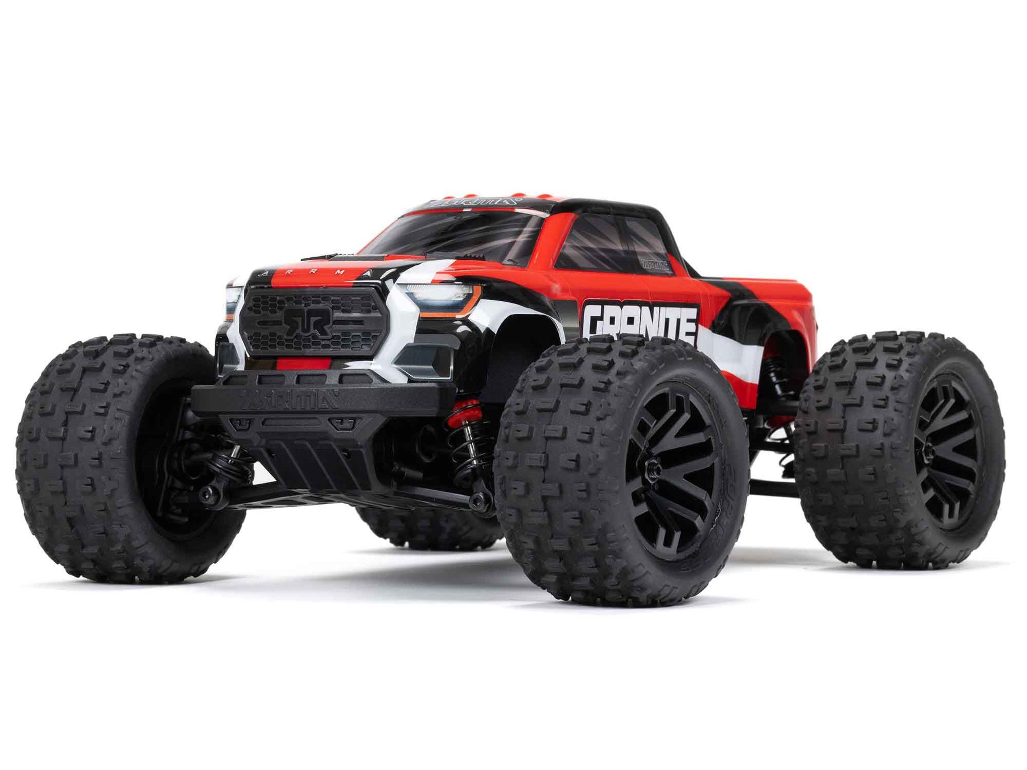 ARRMA 1/10 Granite 4X4 V3 3S BLX Brushless Monster RC Truck RTR  (Transmitter and Receiver Included, Batteries and Charger Required), Green  : Toys & Games 