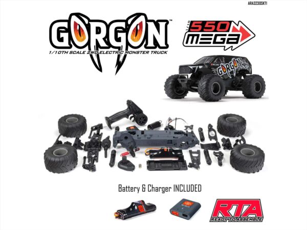 ARRMA Gorgon Gunmetal Kit