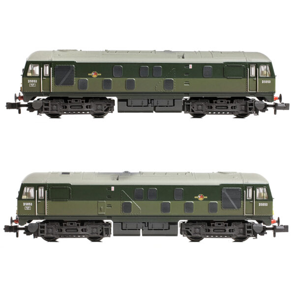 Class 24/1 BR Two-Tone Green (Small Yellow Panels) Weathered Graham Farish