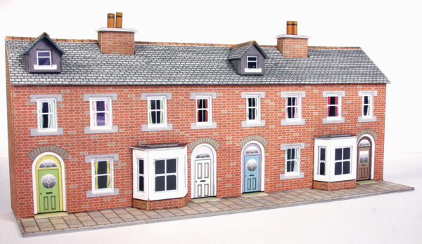 PN174 Terraced House Fronts - Brick