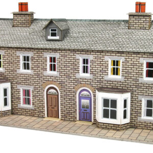 PN175 Terraced House Fronts - Stone