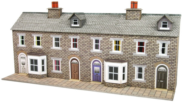 PN175 Terraced House Fronts - Stone