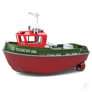 Henglong 1:72 Mini Tugboat, RTR Green (230mm)