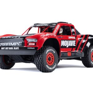 ARRMA 1/18 Mojave GROM 4wd Desert Truck RTR Mega w/Lipo USB Chg Red/Black