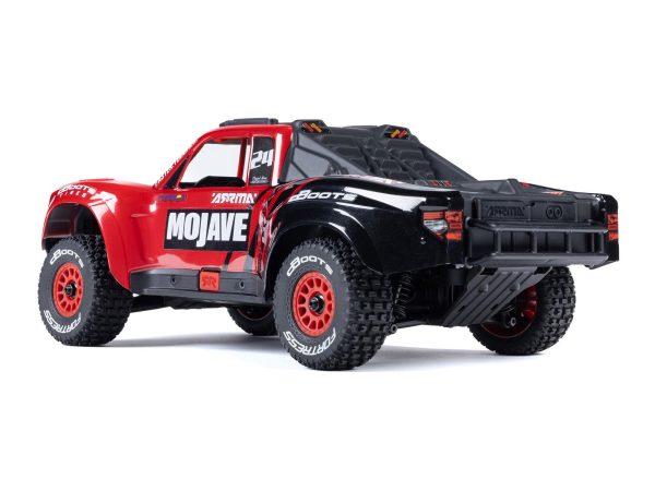 ARRMA 1/18 Mojave GROM 4wd Desert Truck RTR Mega w/Lipo USB Chg Red/Black