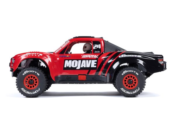 ARRMA 1/18 Mojave GROM 4wd Desert Truck RTR Mega w/Lipo USB Chg Red/Black