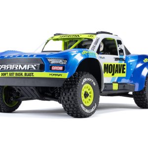 ARRMA 1/18 Mojave GROM 4wd Desert Truck RTR Mega w/Lipo USB Chg Blue/White