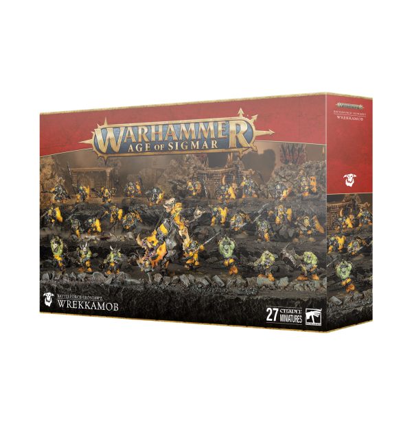 Warhammer Age of Sigmar Battleforce: Ironjawz Wrekkamob