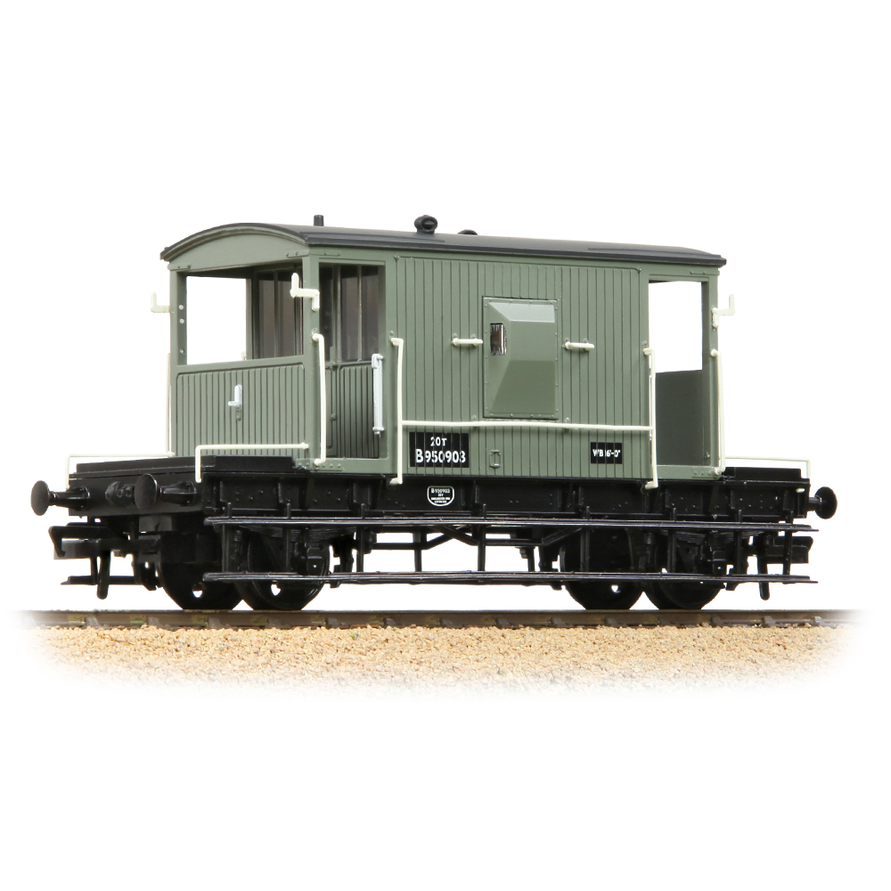 Bachmann 37-528E BR 20T Brake Van BR Grey (Early)