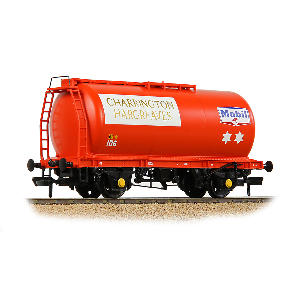 Bachmann 37-592 BR 45T TTA Tank Wagon 'Charrington Hargreaves/Mobil' Red