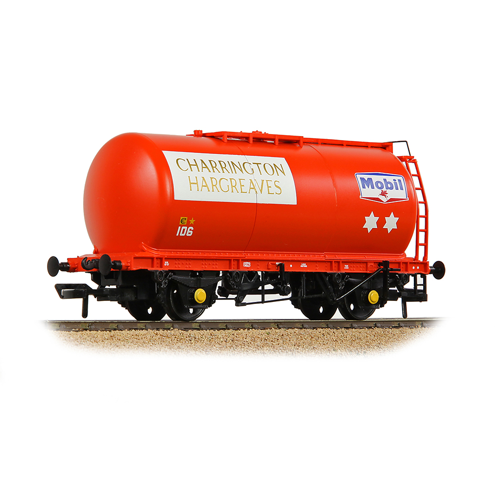 Bachmann 37-592 BR 45T TTA Tank Wagon 'Charrington Hargreaves/Mobil' Red
