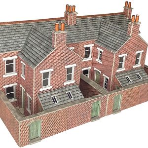 PO304 Terraced House Backs - Brick