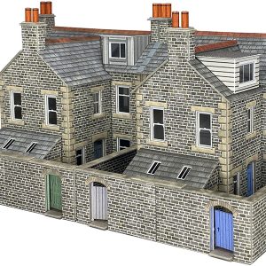 PO305 Terraced House Backs - Stone