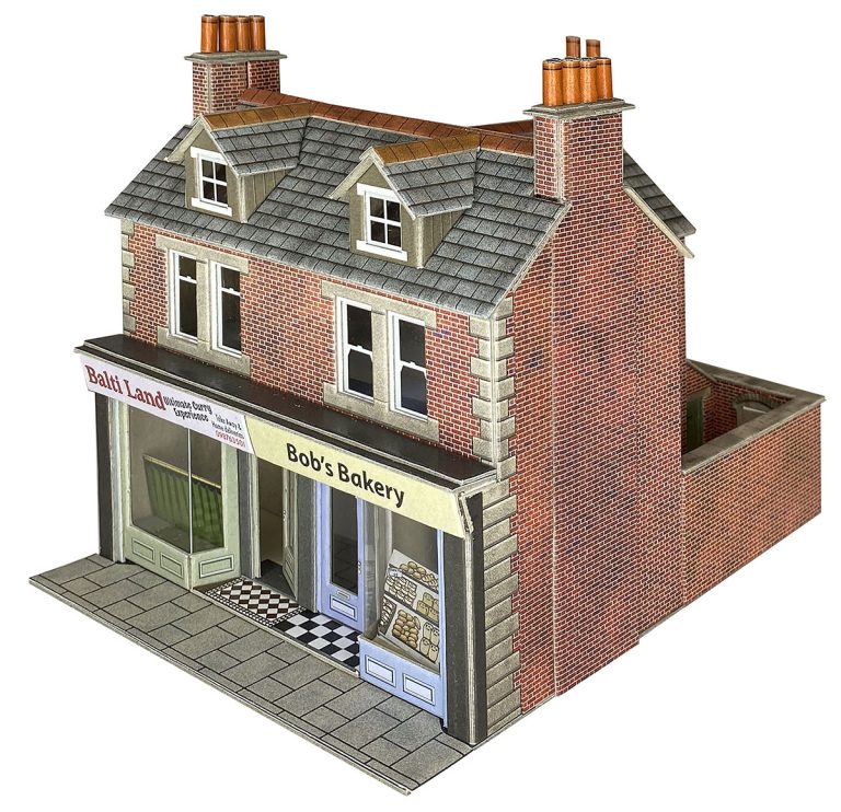 PO306 Terraced Shop Fronts - Brick
