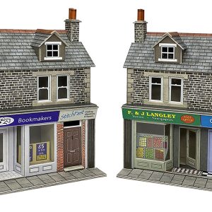 PO307 Terraced Shop Fronts - Stone