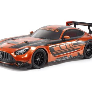 Tamiya Mercedes-AMG GT3 EVO (TT-02) with Orange Painted Body