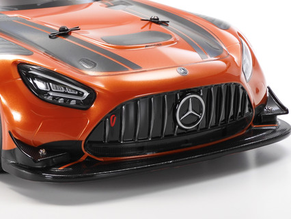 Tamiya Mercedes-AMG GT3 EVO (TT-02) with Orange Painted Body