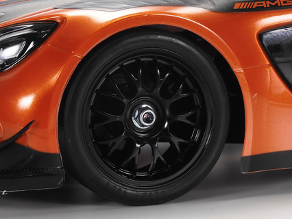 Tamiya Mercedes-AMG GT3 EVO (TT-02) with Orange Painted Body