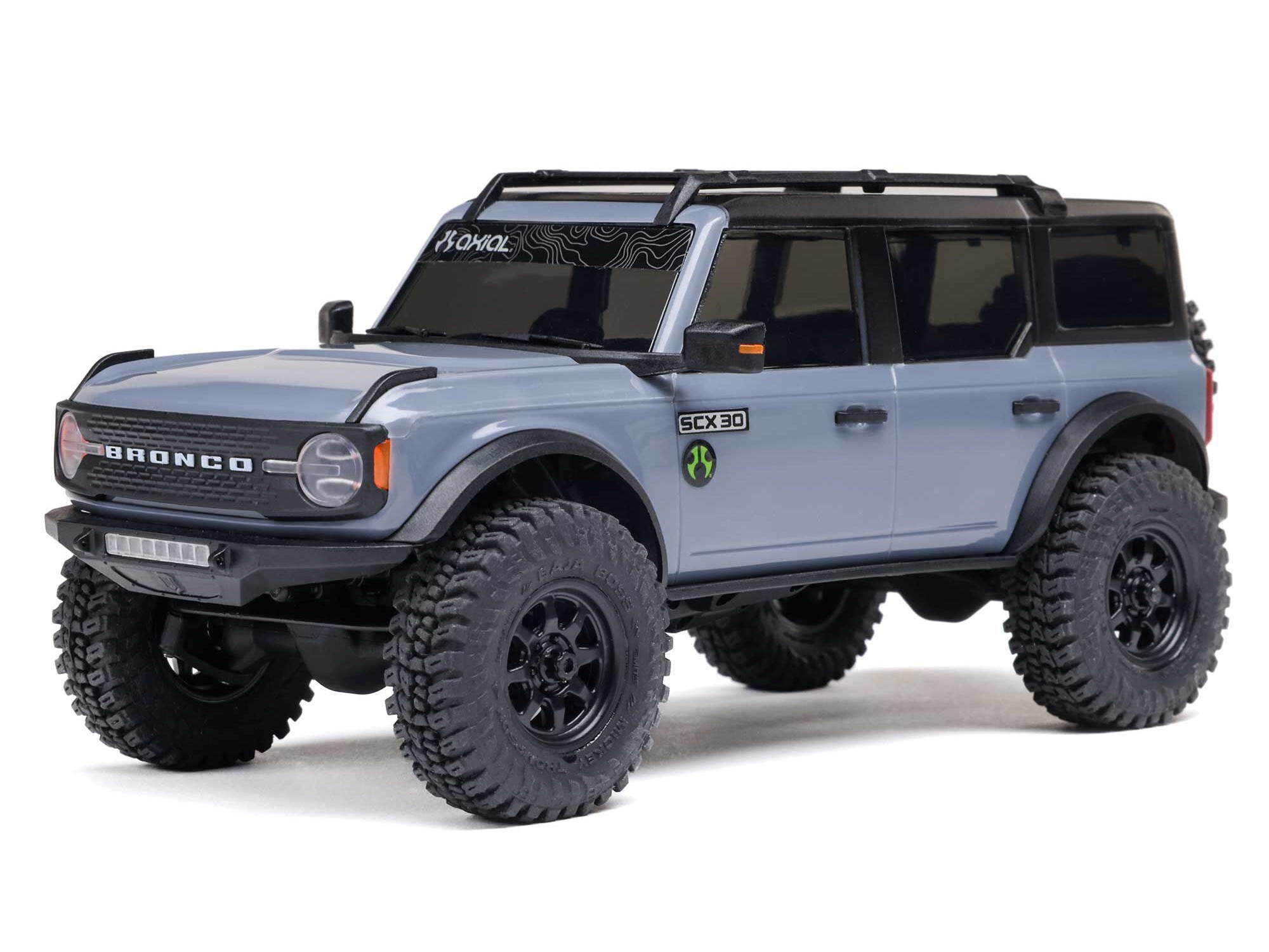 Axial 1/30 SCX30 Ford Bronco 4X4 RTR Rock Crawler Grey