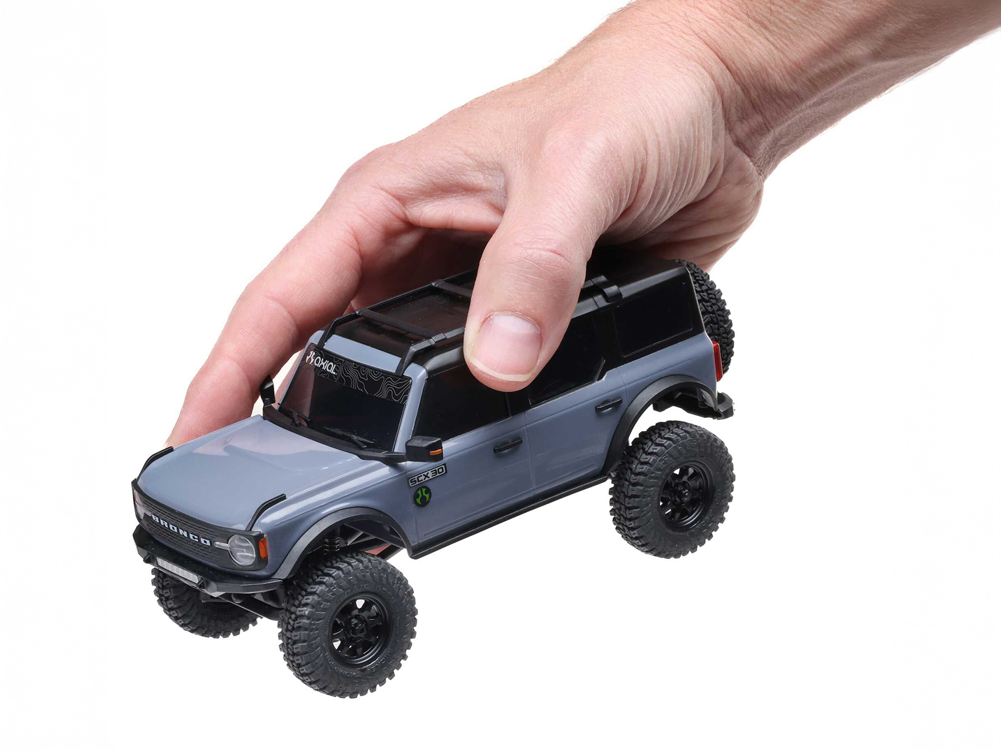 Axial 1/30 SCX30 Ford Bronco 4X4 RTR Rock Crawler Grey