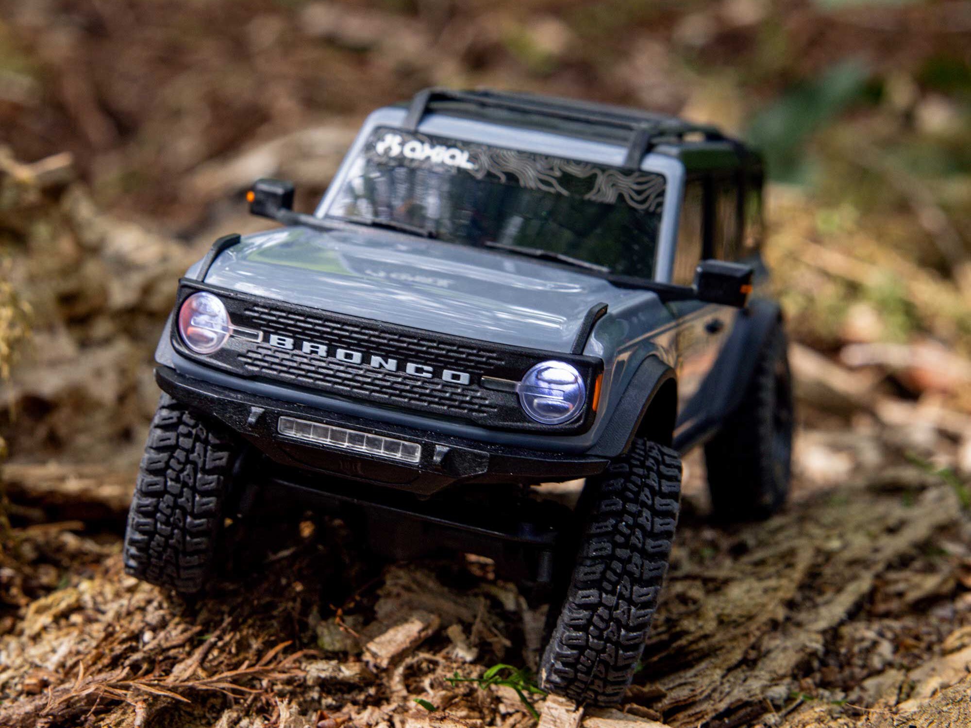 Axial 1/30 SCX30 Ford Bronco 4X4 RTR Rock Crawler Grey