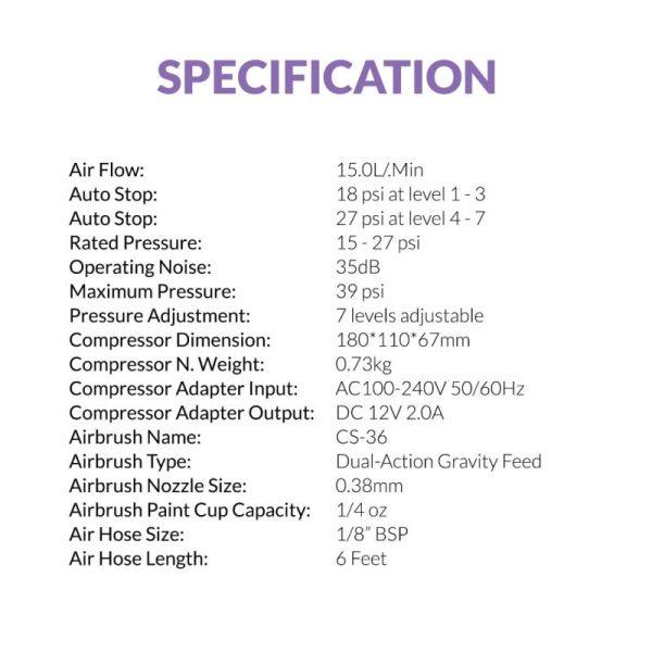 Gaahleri Ambition Series GTS-06 Serenair Mini Air Compressor