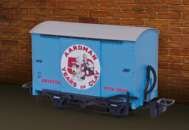 Ready-to-run Box Van Wallace & Gromit Aardman 50th Anniversary Wagon Collectors Set