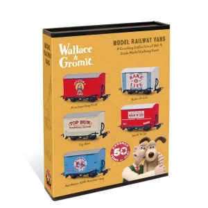 Ready-to-run Box Van Wallace & Gromit Aardman 50th Anniversary Wagon Collectors Set